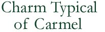 Charm Typical of Carmel